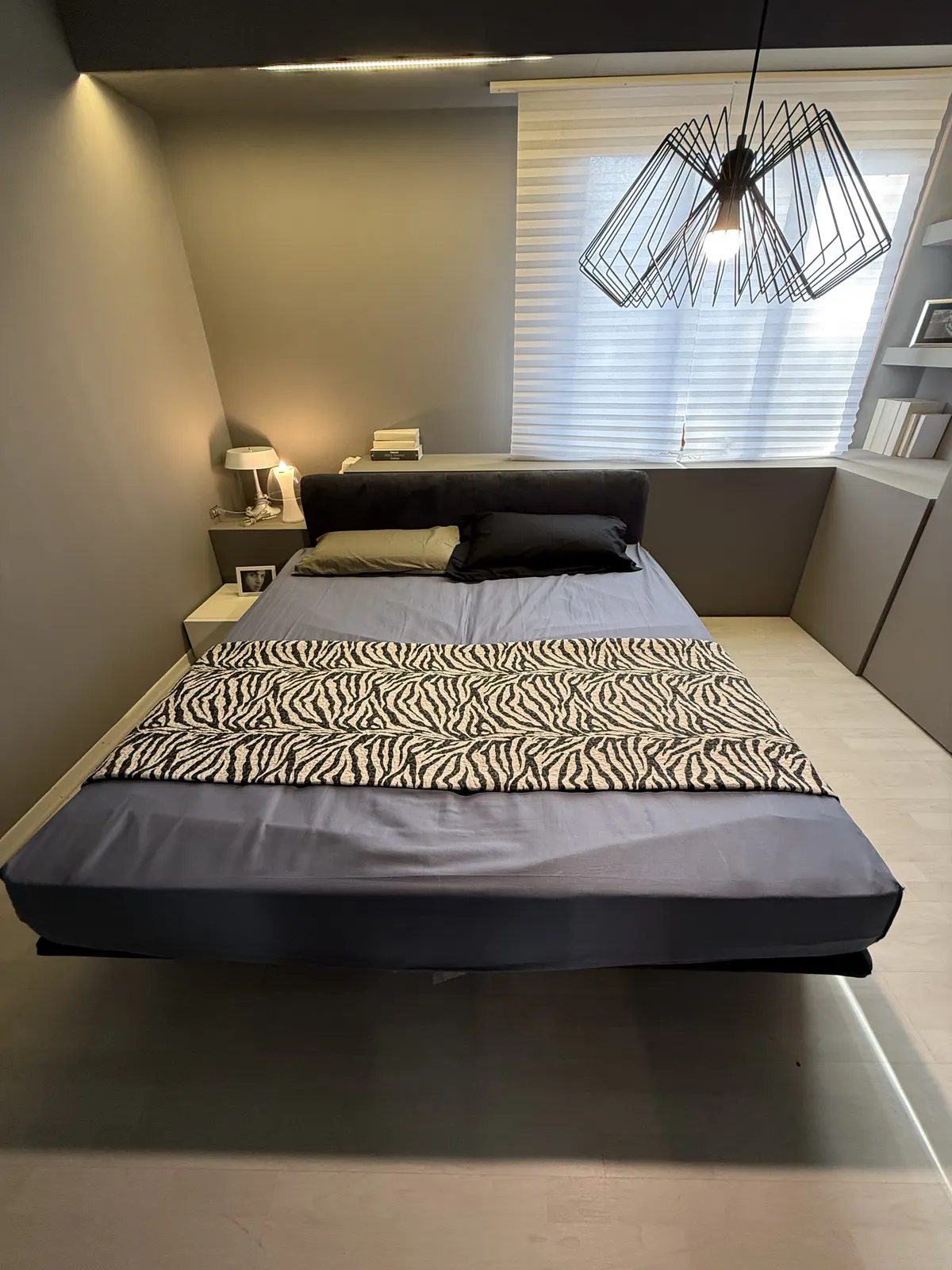 Letto matrimoniale imbottito