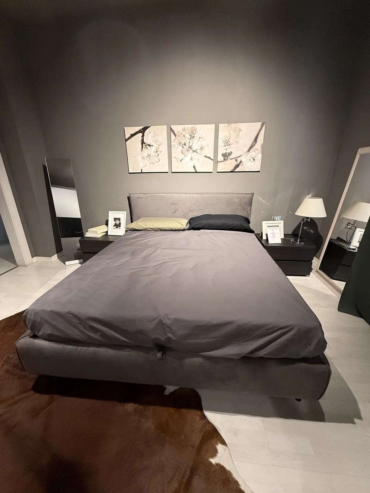 Letto matrimoniale con contenitore